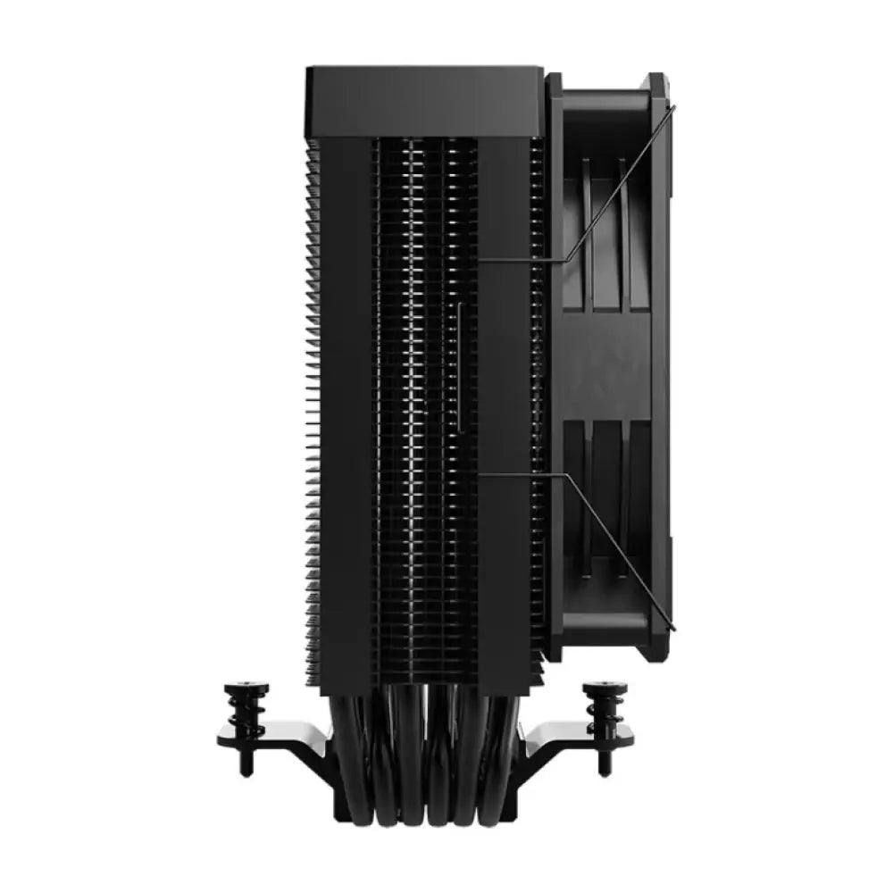 Hiditec DC10 PRO Procesador Refrigerador de aire 12 cm Negro 1 pieza(s) - detalle