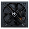 Fuente de alimentación HIDITEC GAMING BZ-650W 80 Plus Bronze, fuente desde 600W, con ventilador y cables conectados.
