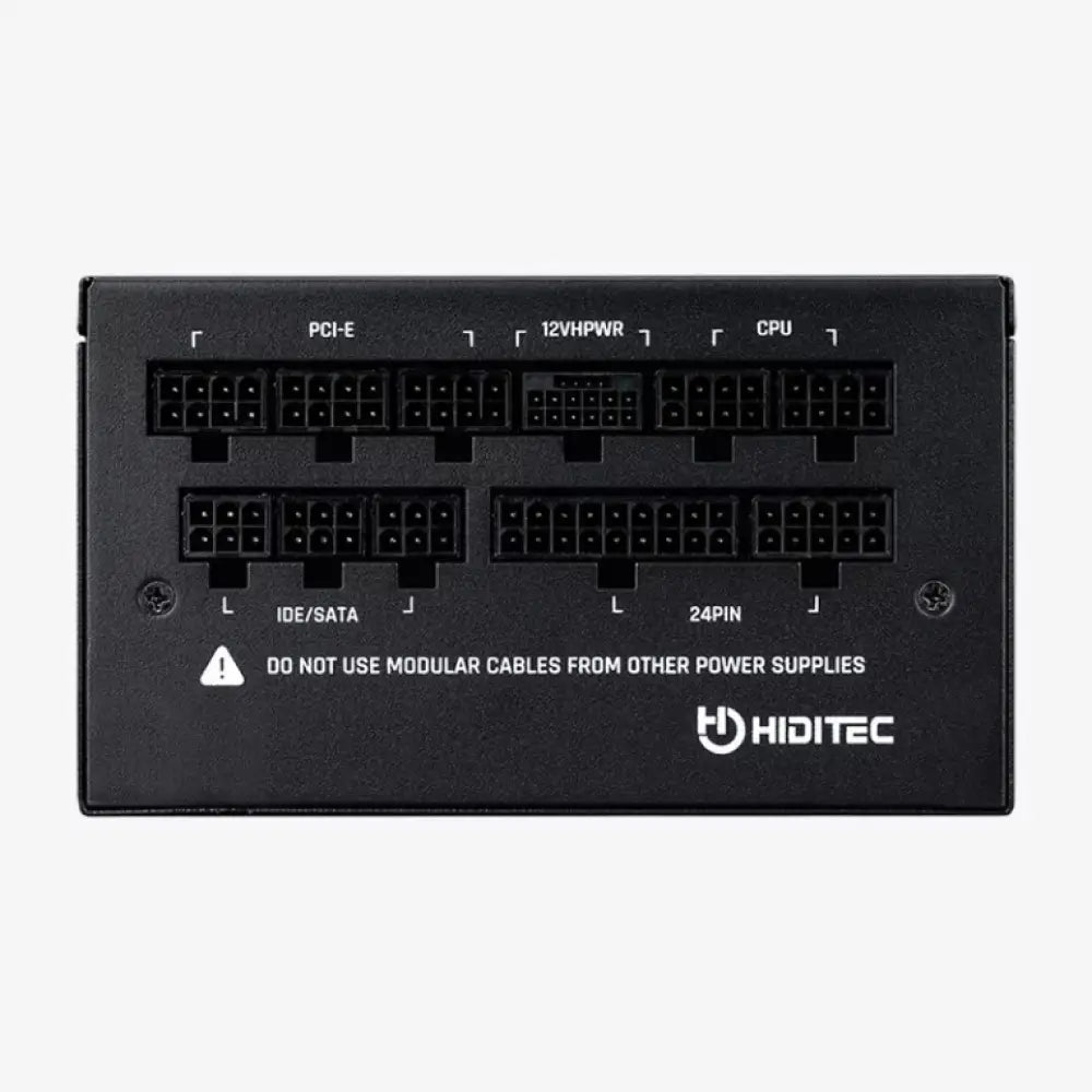 Hiditec GDX1050 v2 unidad de fuente de alimentación 1050 W 20+4 pin ATX ATX Negro - detalle