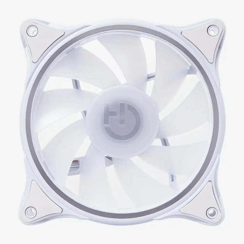 Hiditec N18 ARGB Carcasa del ordenador Ventilador 12 cm Blanco - detalle