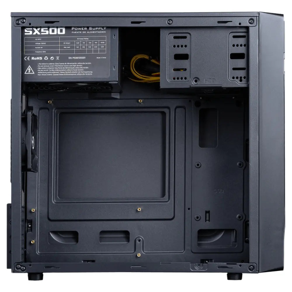 Hiditec Q2 PRO PSU Mini Tower Negro - detalle