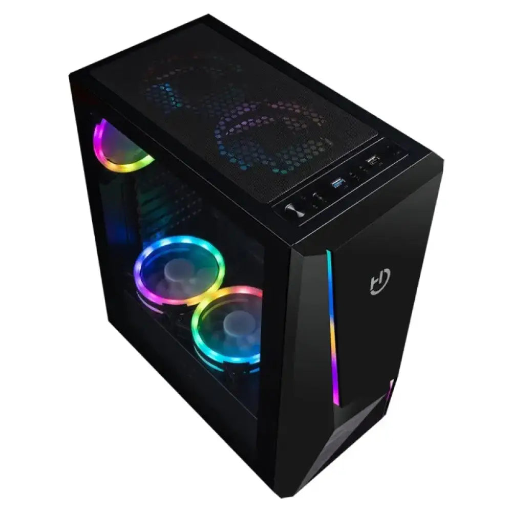 Hiditec Semitorre V20 PRO ARGB CRISTAL TEMPLADO - detalle