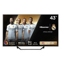 Televisor LED Hisense 43A7NQ de 43 pulgadas con pantalla QLED 4K, puertos HDMI y USB, imagen en pantalla
