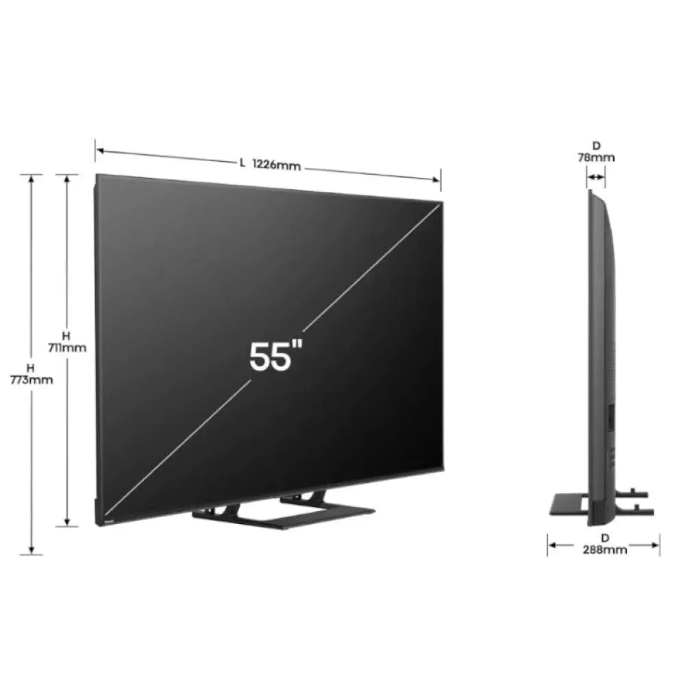 Hisense 55A7Q TV 55" UHD QLED SMART TV HDR10+ - detalle