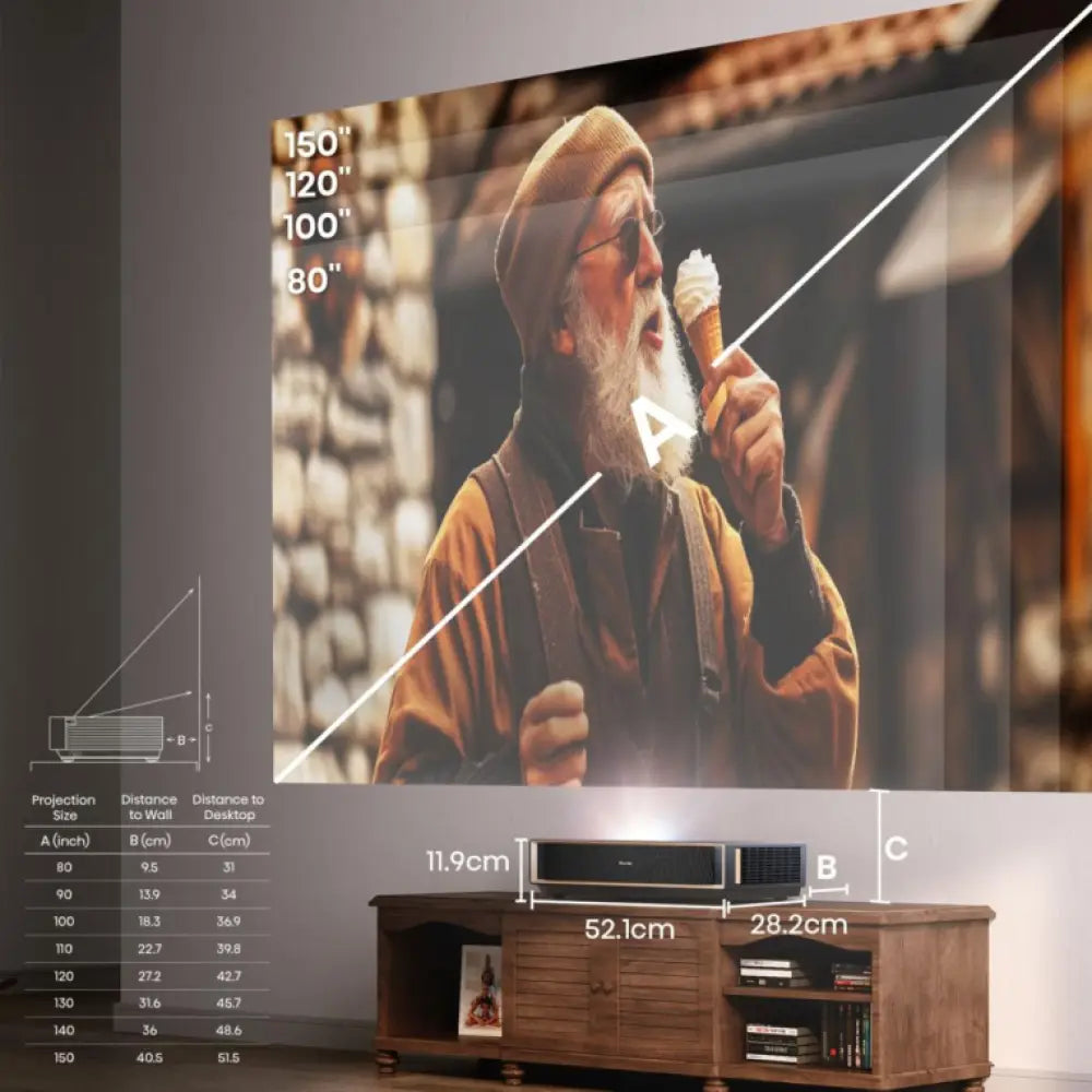 Hisense PT1 Smart TV Wifi Negro - detalle