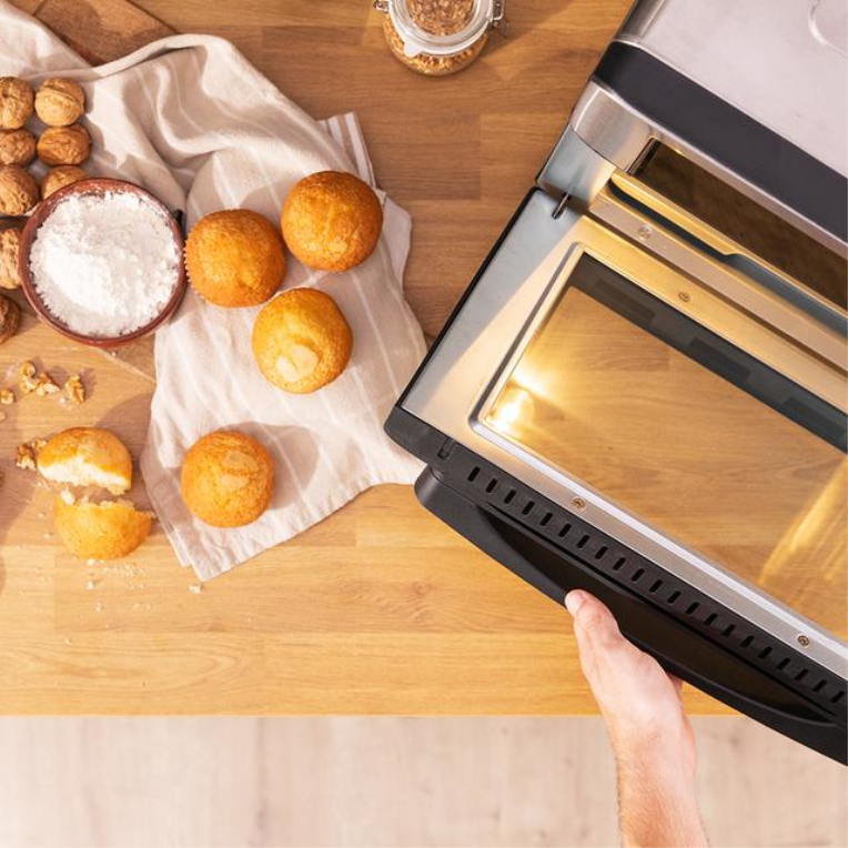 HORNILLO CECOTEC BAKE&FRY 3000 TOUCH STEEL - detalle