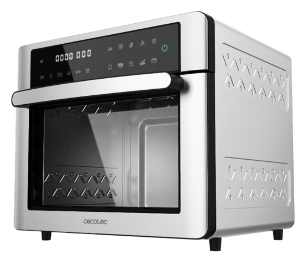 HORNILLO CECOTEC BAKE&FRY 3000 TOUCH STEEL