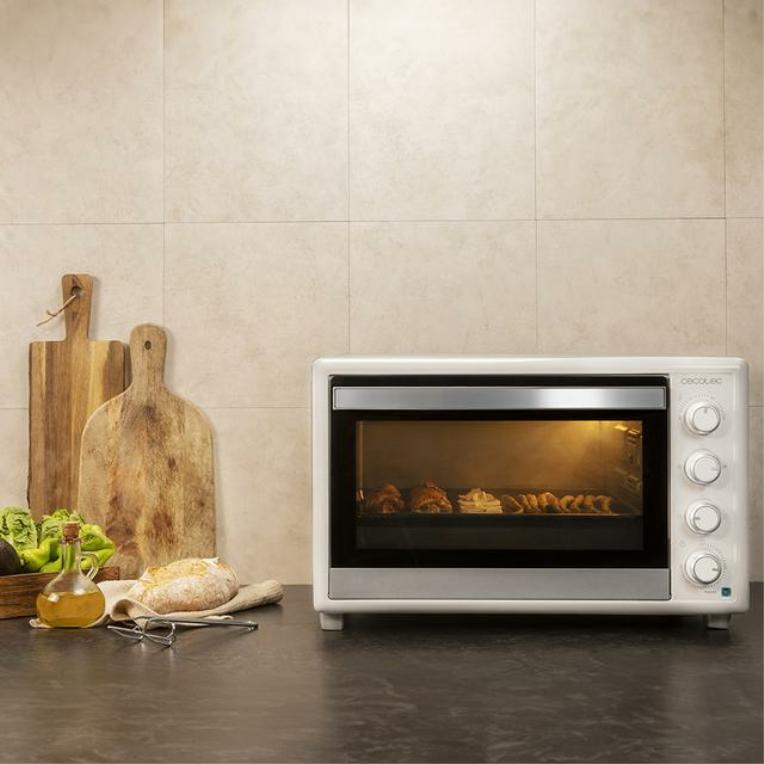 HORNILLO CECOTEC BAKE&TOAST 6090 WHITE GYRO - detalle