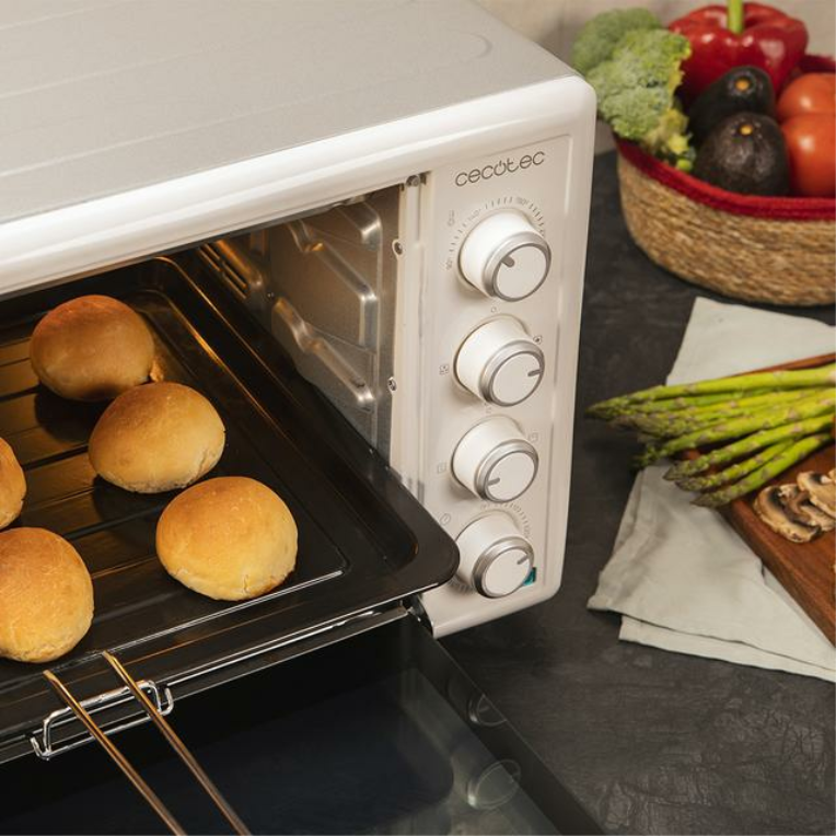 HORNILLO CECOTEC BAKE&TOAST 6090 WHITE GYRO - detalle
