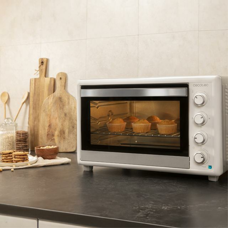 HORNILLO CECOTEC BAKE&TOAST 6090 WHITE GYRO - detalle