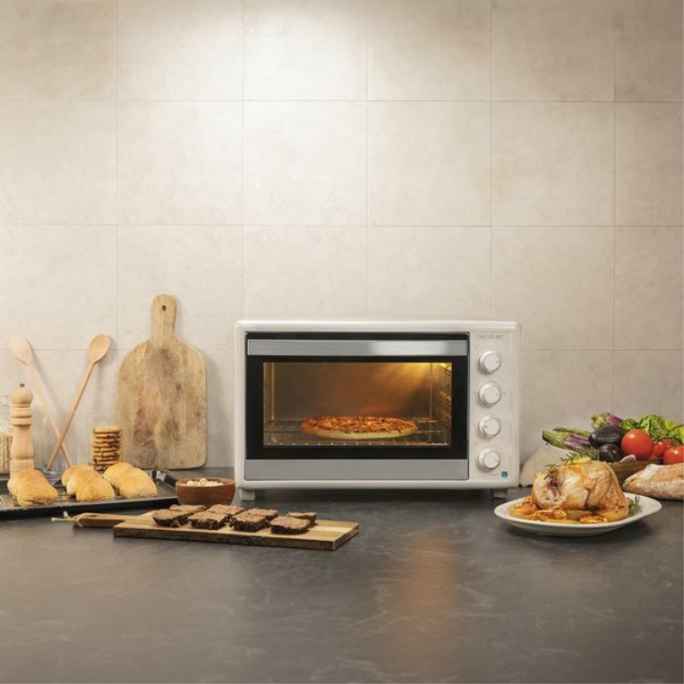 HORNILLO CECOTEC BAKE&TOAST 6090 WHITE GYRO - detalle