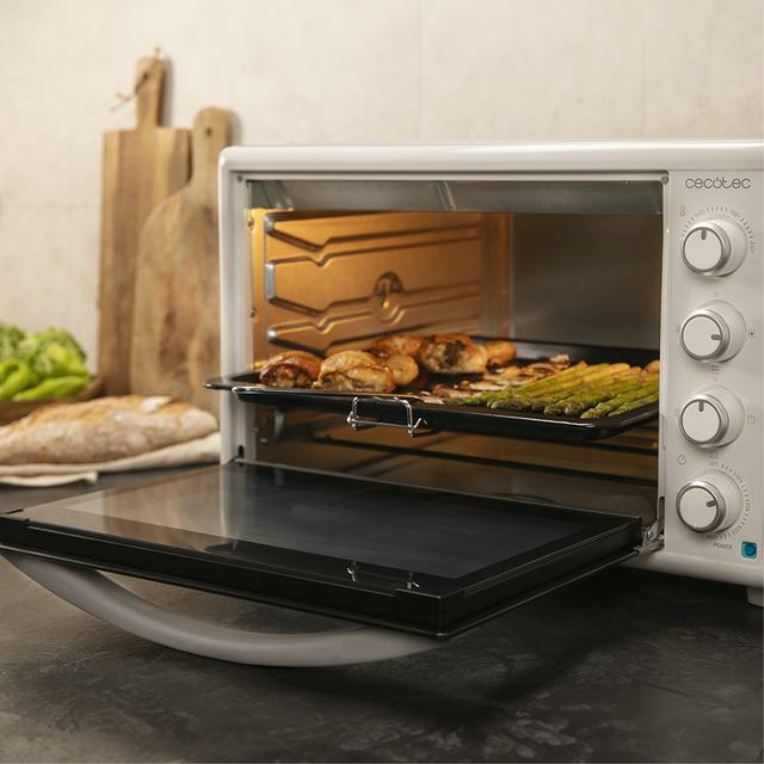 HORNILLO CECOTEC BAKE&TOAST 6090 WHITE GYRO - detalle