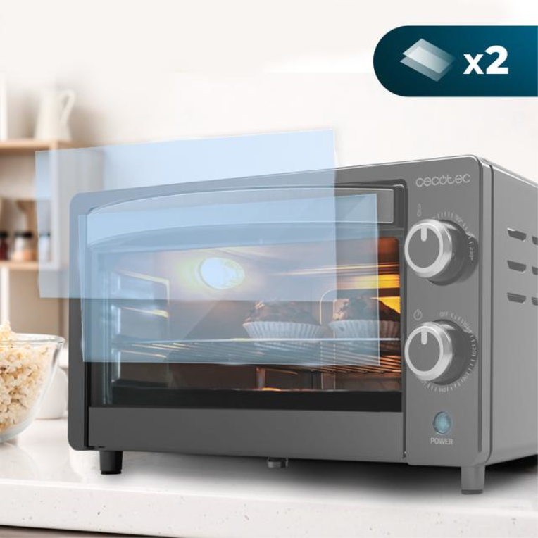 HORNO 03816 BAKE&TOAST 1090 BLACK - detalle
