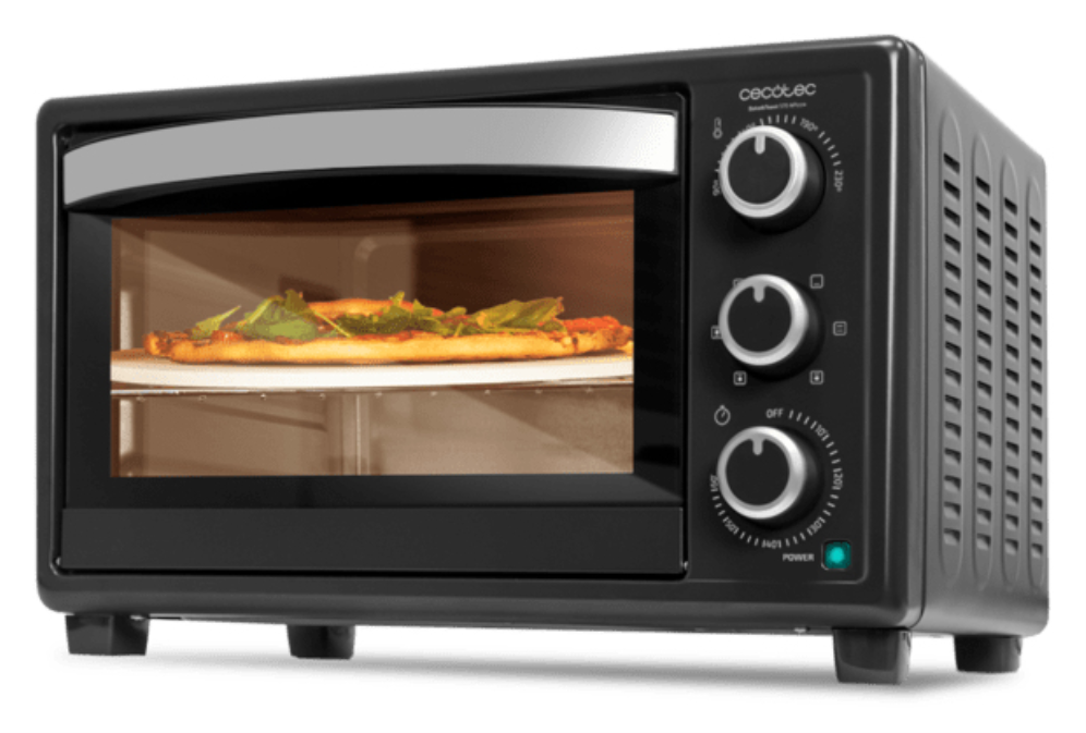 HORNO CECOTEC 03818 BAKE TOAST 2600 BLACK 4 PIZZ