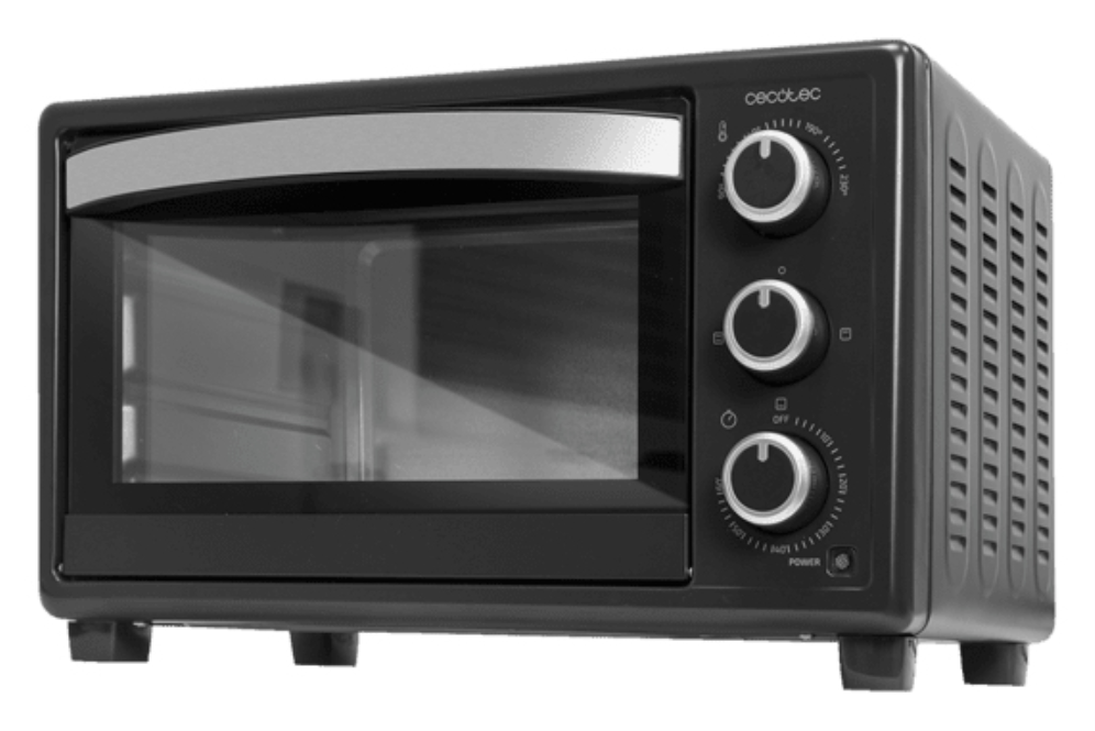 Cecotec 03817 horno tostador 23 L 1500 W Negro Parrilla