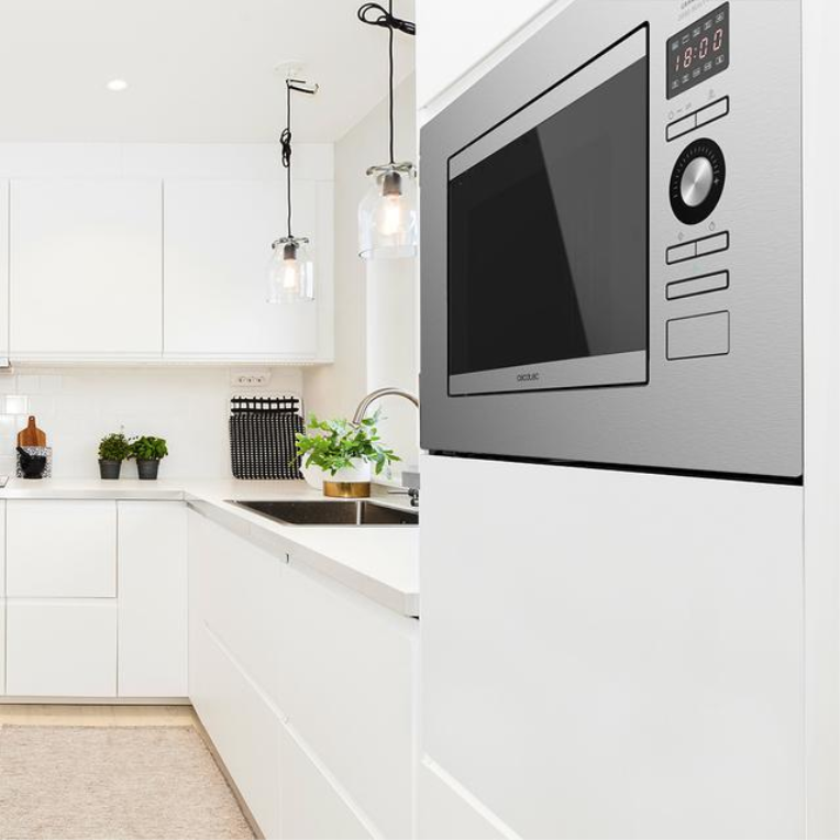 HORNO MICROONDAS INTEGRABLE CECOTEC GRANDHEAT 2090 - detalle