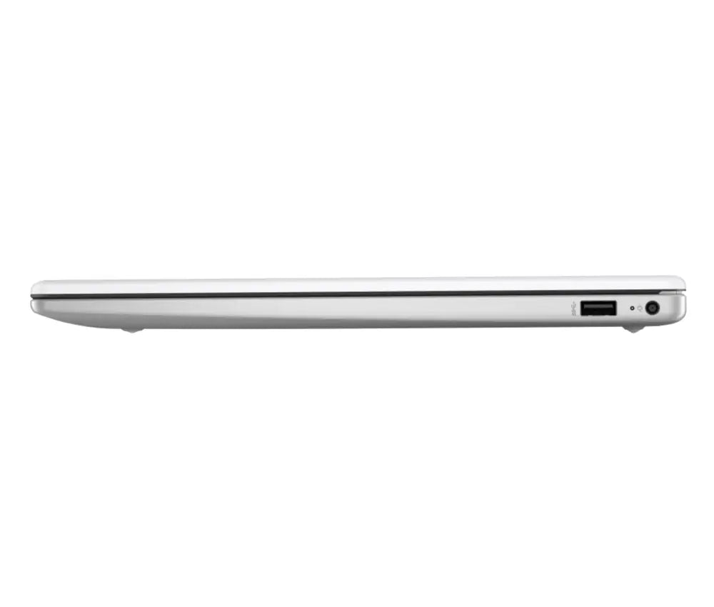 Portátil HP 15-fd0359ns con pantalla Full HD de 15.6", procesador Intel Core i3, 8 GB RAM y 512 GB SSD en color blanco.