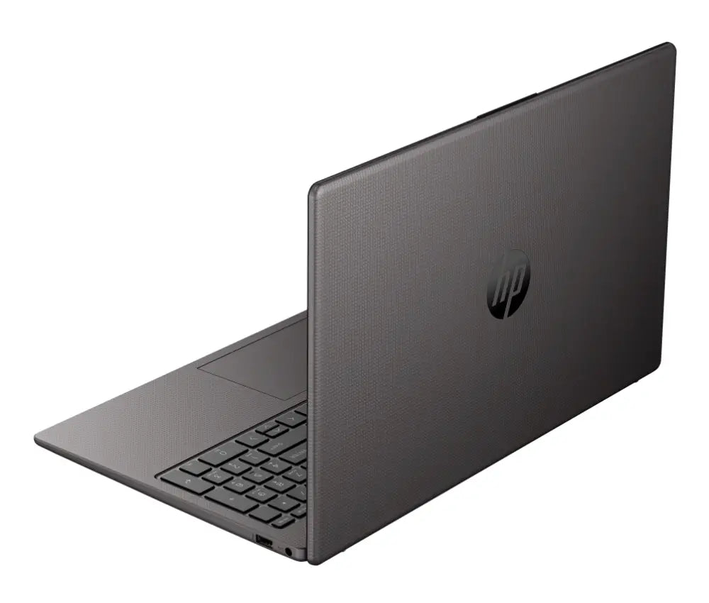 Portátil HP 255R G10 con procesador AMD Ryzen 7, pantalla Full HD 15.6", 8 GB RAM, 512 GB SSD en color negro.