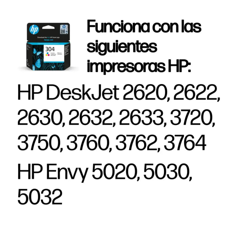 HP Cartucho de tinta Original 304 tricolor - detalle