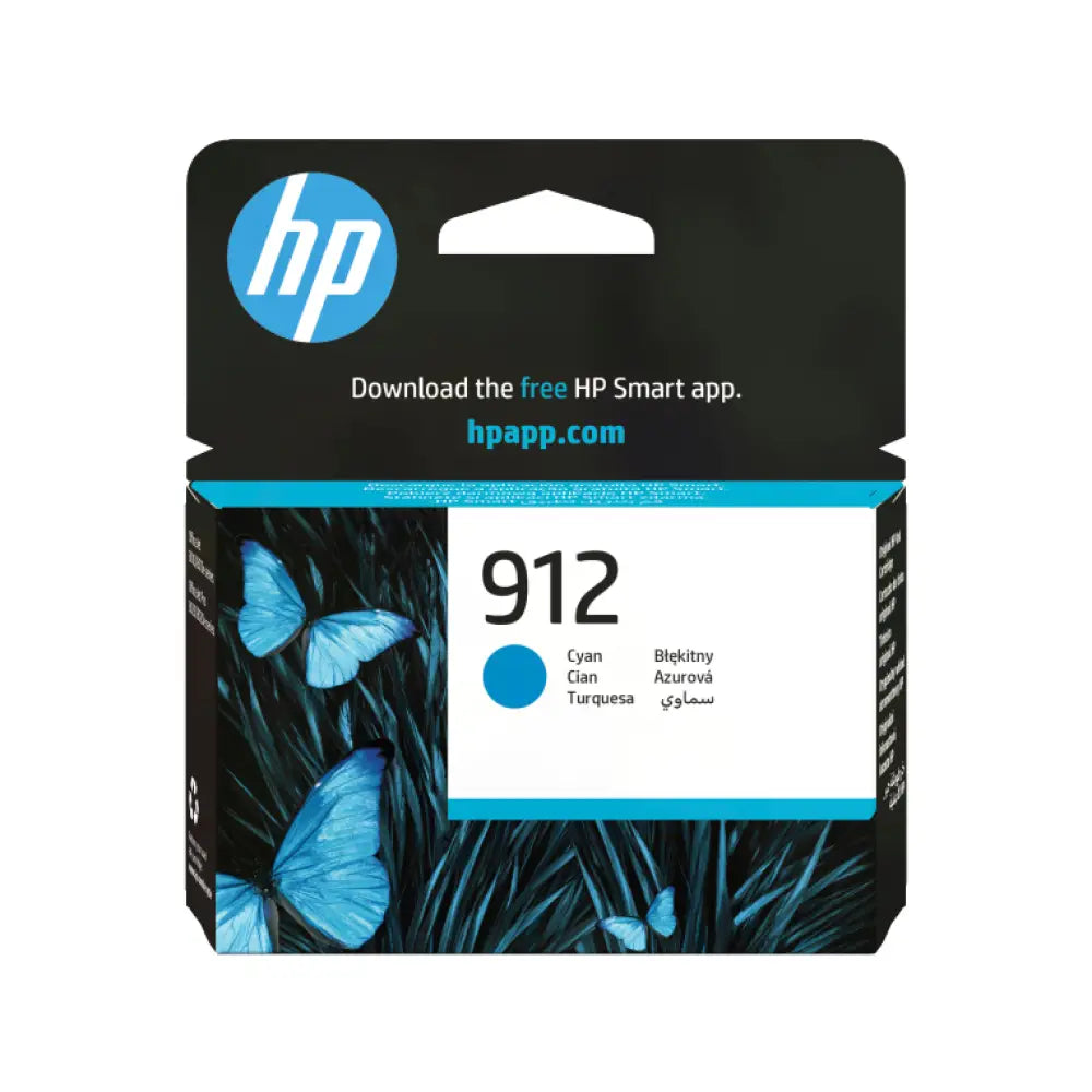 HP Cartucho de tinta Original 912 cian