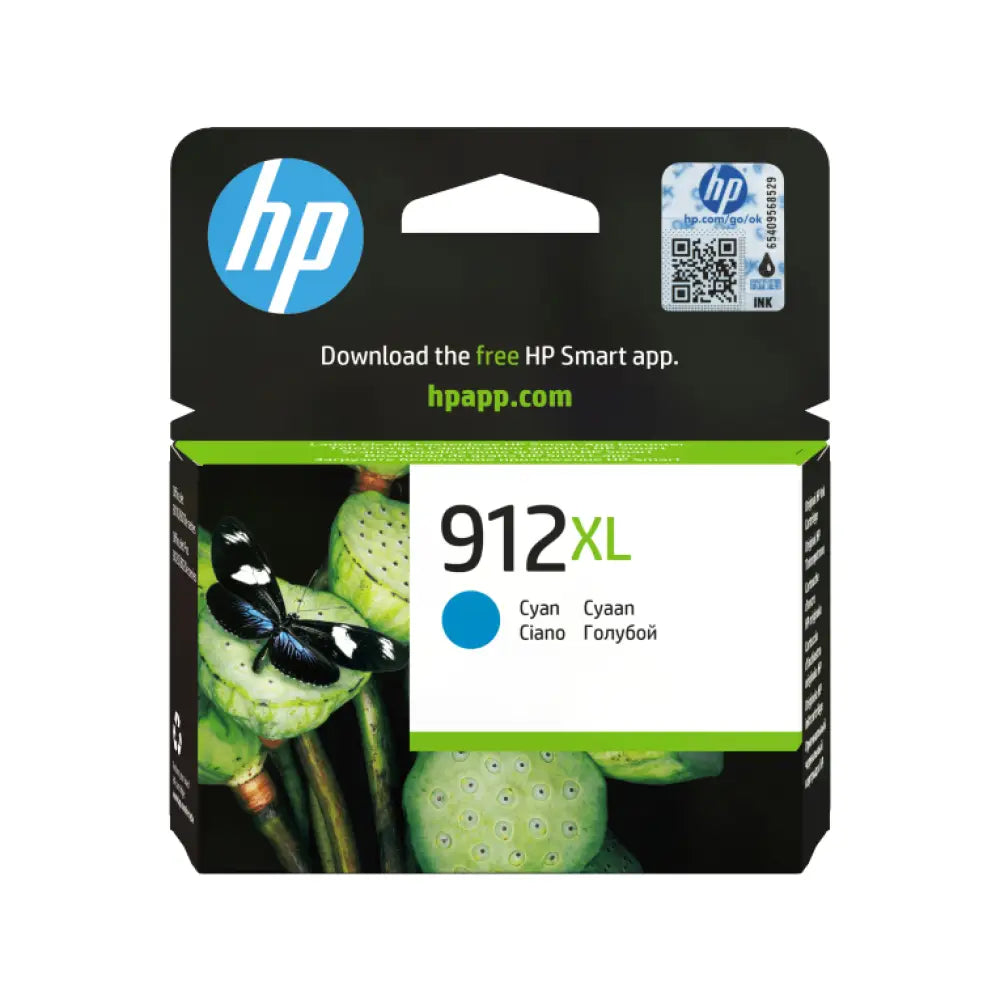 HP Cartucho de tinta Original 912XL cian de alta capacidad - detalle