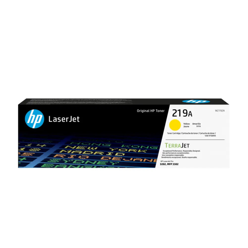 HP Cartucho de Tóner Original LaserJet 219A amarillo