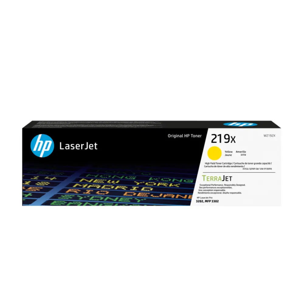 HP Cartucho de Tóner Original LaserJet 219X de alta capacidad amarillo - detalle