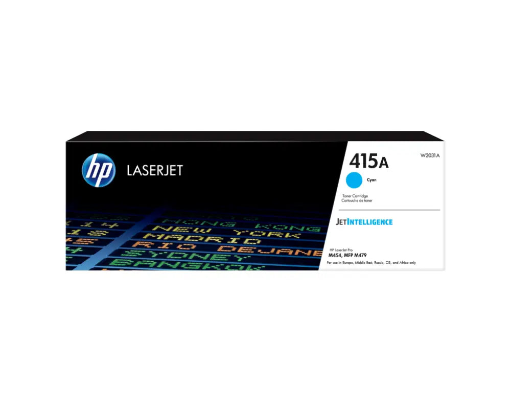 HP Cartucho de tóner Original LaserJet 415A cian - detalle