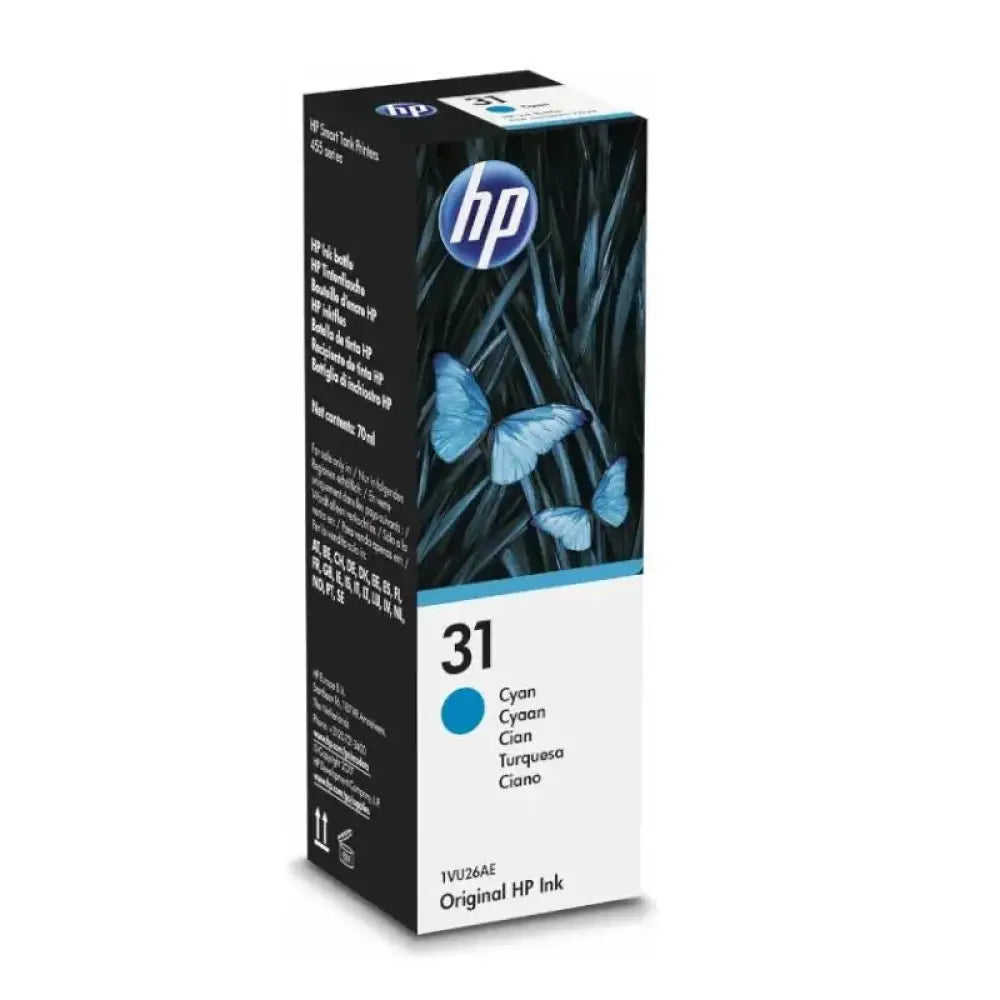 HP Cartucho Kit de Relleno de Tinta 31 Cian - detalle