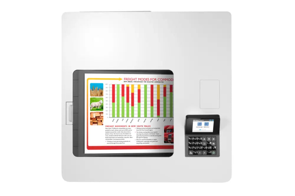 HP Color LaserJet Enterprise LaserJet Enterprise M554dn Color Impresora. Solo Ethernet; A doble cara - detalle