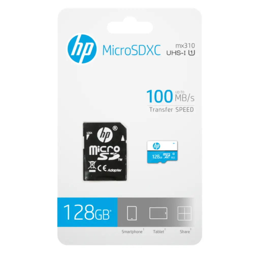 HP HFUD128-1U1BA memoria flash 128 GB MicroSDXC UHS-I Clase 10 - detalle