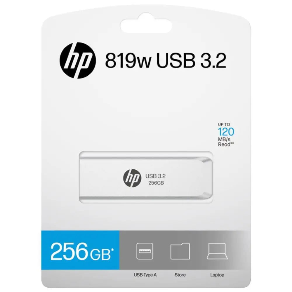 HP HPFD819W-A-256 unidad flash USB 256 GB USB tipo A 3.2 Gen 2 (3.1 Gen 2) Plata - detalle