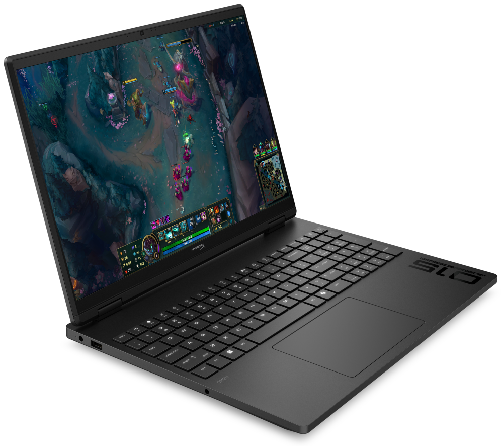HP HyperX OMEN 15 inch Gaming Laptop PC 15-gb0016ns AMD Ryzen™ 7 260 38,9 cm (15.3") 2K 24 GB DDR5-SDRAM NVIDIA GeForce RTX 5060 Wi-Fi 6 (802.11ax) FreeDOS AI PC Negro - detalle