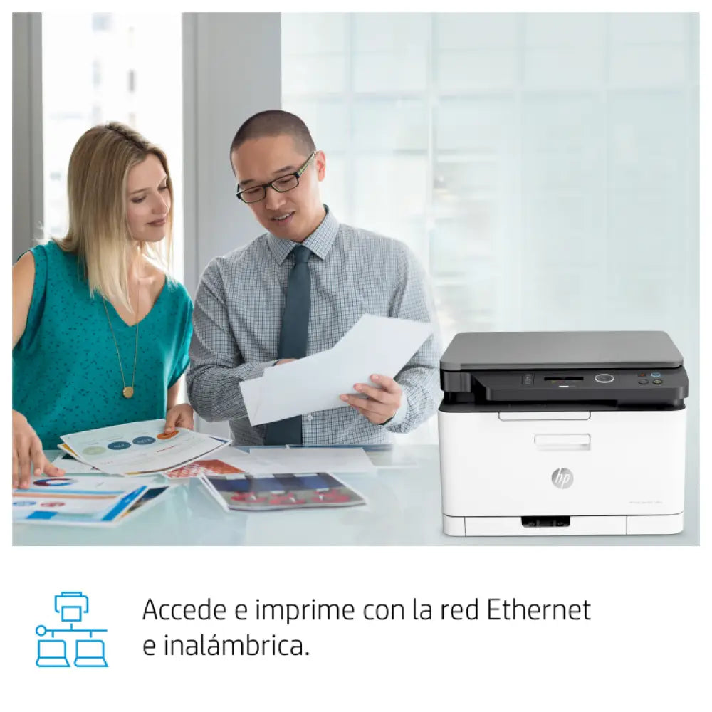 HP Laser 178nw Inalámbrico Multifunction Color Impresora. Fotocopiadora. escáner; Dúplex - detalle