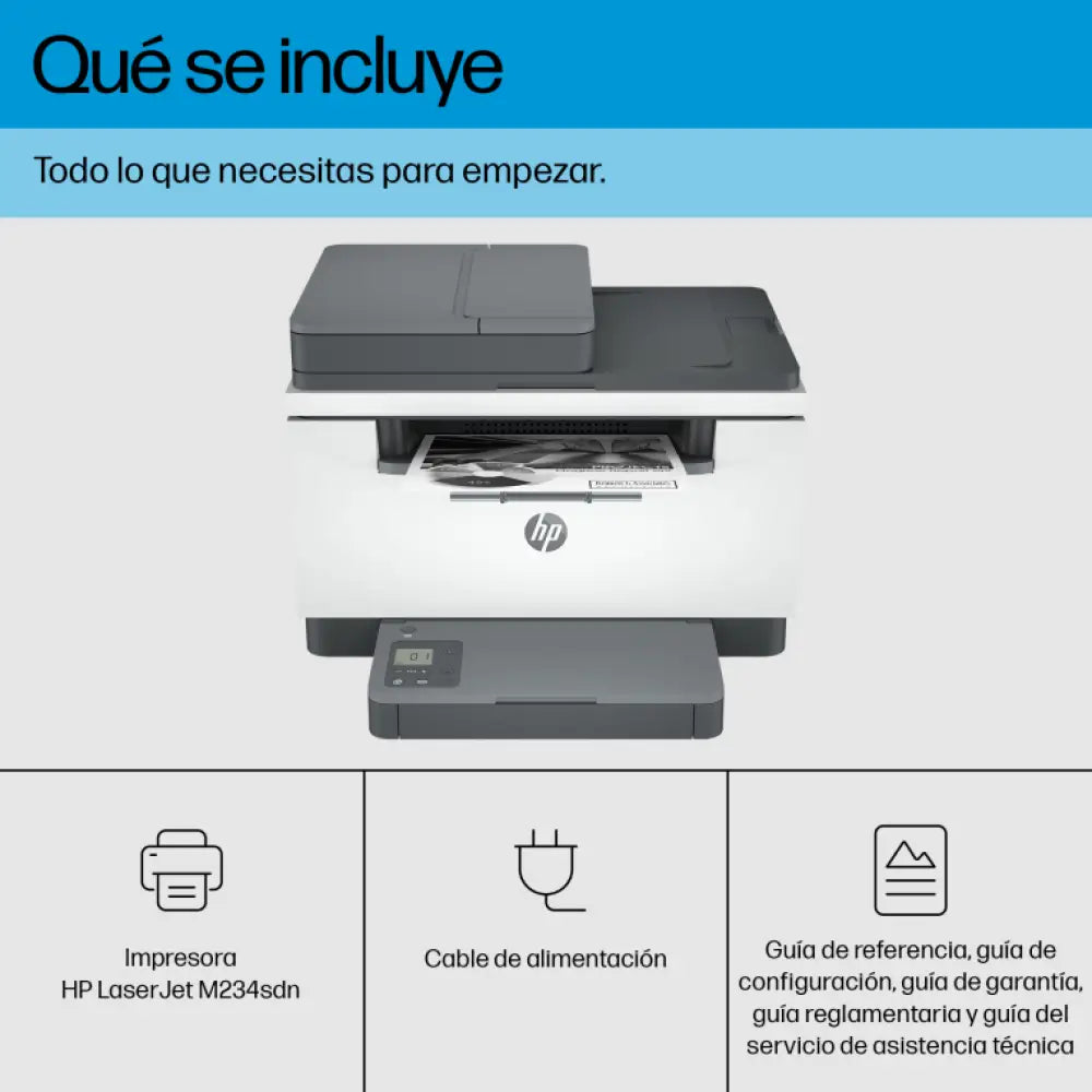 HP LaserJet M234sdn Multifunction Blanco y negro Impresora. Solo Ethernet; Fotocopiadora. escáner - detalle