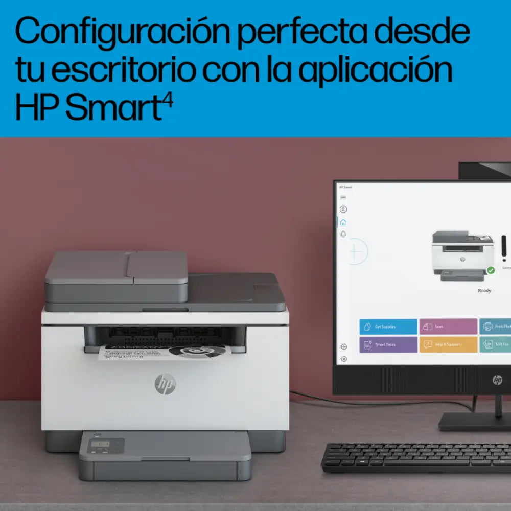 HP LaserJet M234sdn Multifunction Blanco y negro Impresora. Solo Ethernet; Fotocopiadora. escáner - detalle