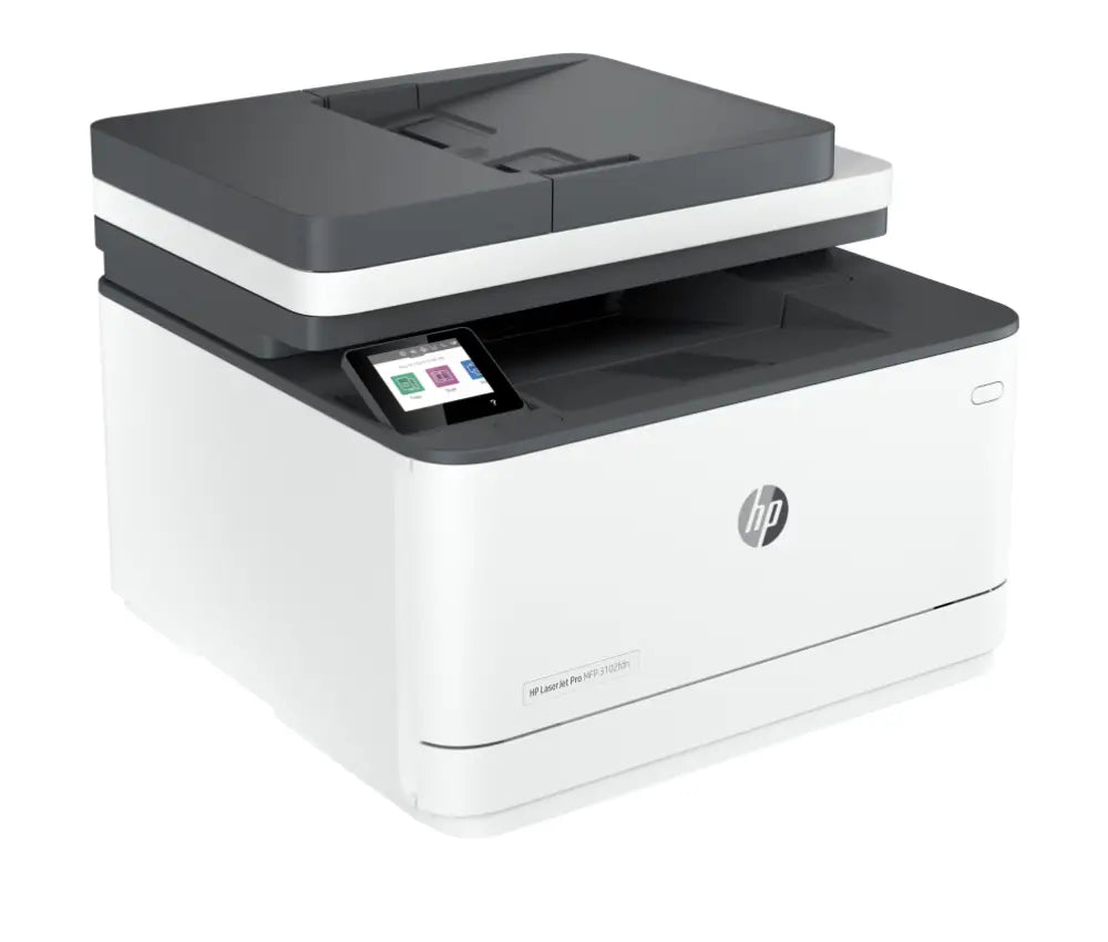 HP LaserJet Pro 3102fdn Multifunction Blanco y negro Impresora. Solo Ethernet; Fotocopiadora. escáner - detalle