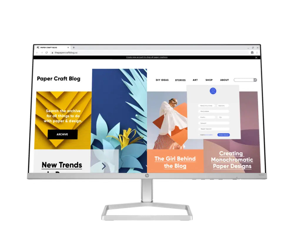 HP Monitor FHD serie 5 de 23.8 pulgadas - 524sf - detalle