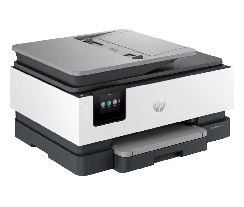 Impresora multifunción HP OfficeJet Pro 8122e inalámbrica a color con impresión a doble cara y servicio Instant Ink.