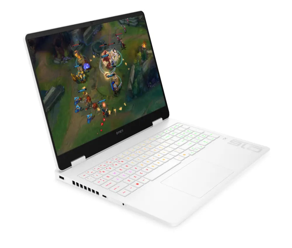 HP OMEN Gaming 16-am0041ns Intel Core 7 240H Portátil 40.6 cm (16") 2K 32 GB DDR5-SDRAM 1 TB SSD NVIDIA GeForce RTX 5070 Wi-Fi 6 (802.11ax) FreeDOS Blanco - detalle
