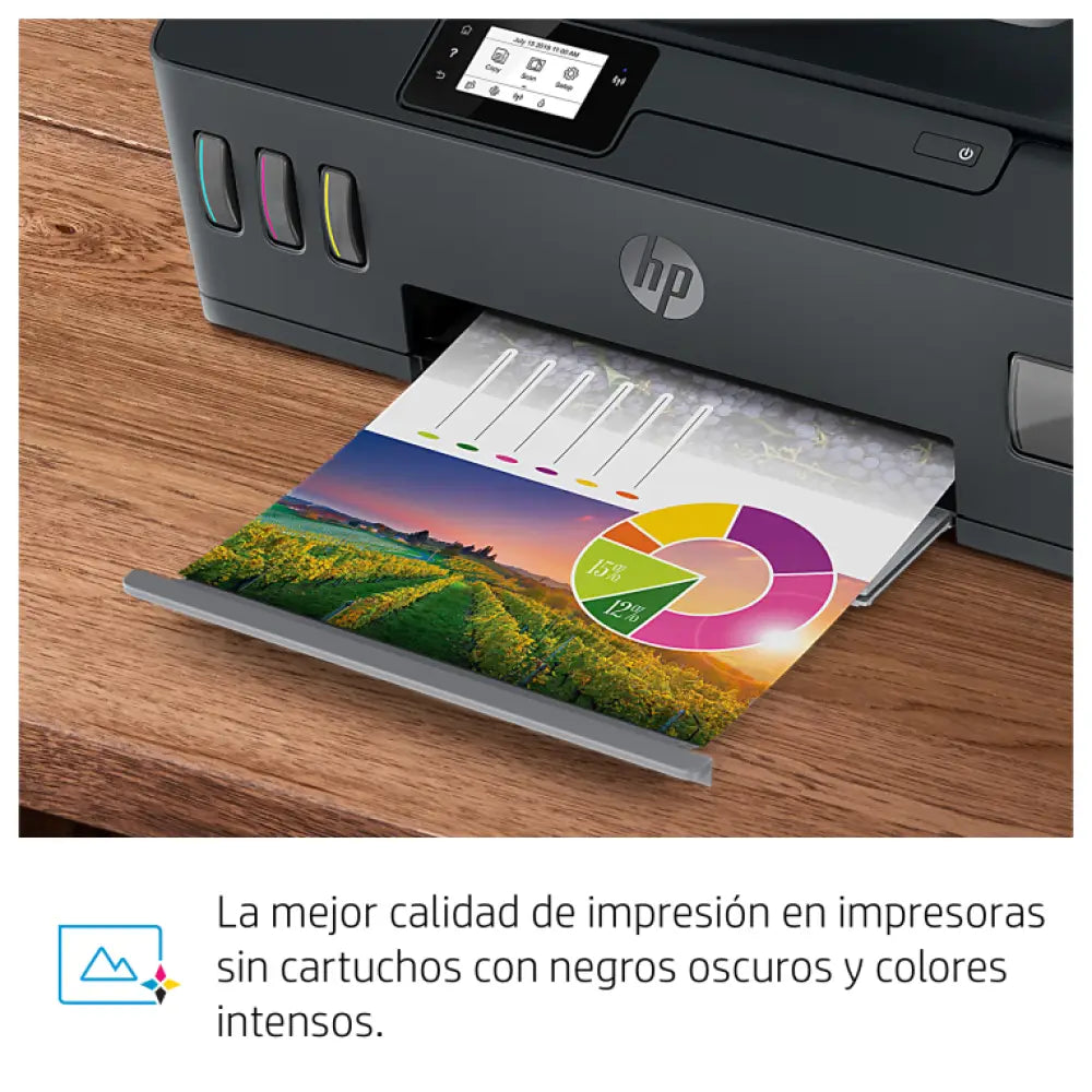 HP Smart Tank Plus 570 Inalámbrico All-in-One Color Impresora. Fotocopiadora. escáner - detalle