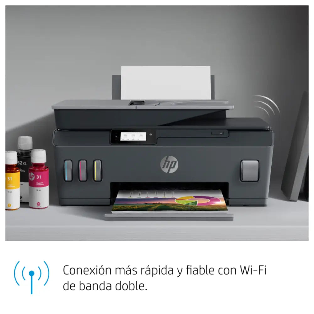 HP Smart Tank Plus 570 Inalámbrico All-in-One Color Impresora. Fotocopiadora. escáner - detalle