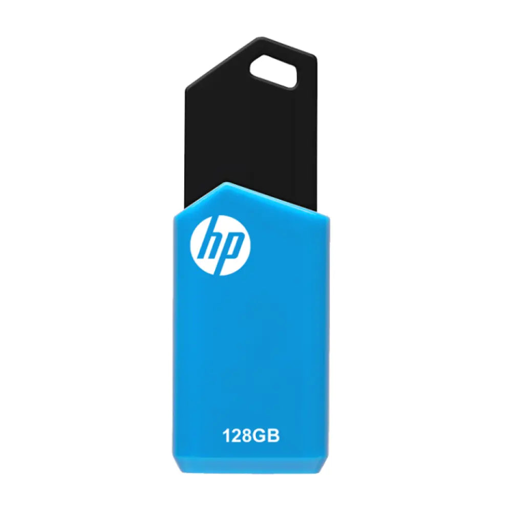 HP v150w unidad flash USB 128 GB USB tipo A 2.0 Negro. Azul - detalle