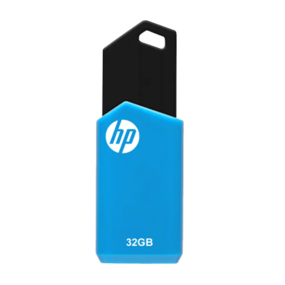 HP v150w unidad flash USB 32 GB USB tipo A 2.0 Negro. Azul - detalle