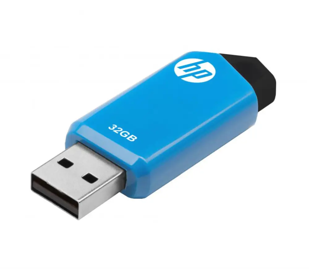 HP v150w unidad flash USB 32 GB USB tipo A 2.0 Negro. Azul - detalle