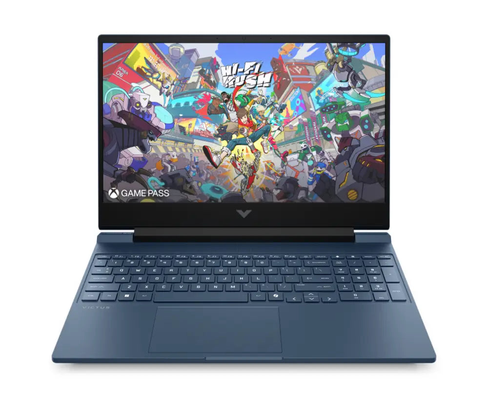 HP Victus Gaming 15-fa2040ns Intel Core 7 240H Portátil 39.6 cm (15.6") Full HD 16 GB DDR5-SDRAM 1 TB SSD NVIDIA GeForce RTX 5060 Wi-Fi 6 (802.11ax) FreeDOS Azul - detalle