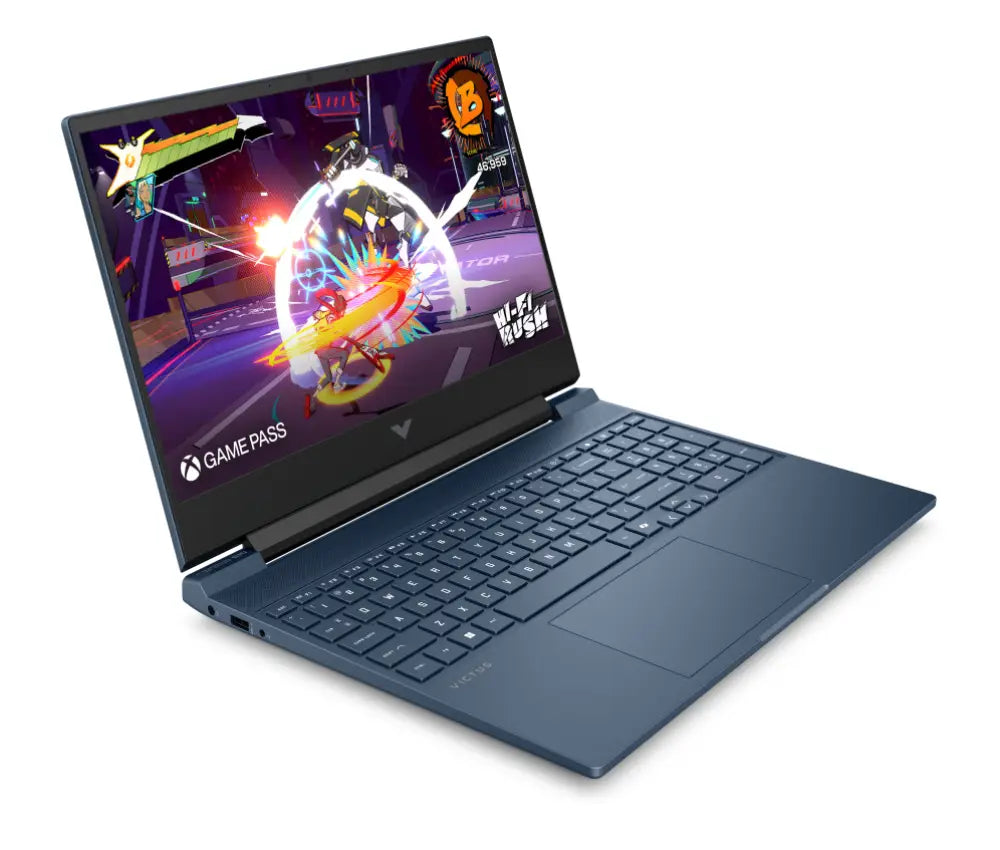 HP Victus Gaming 15-fa2040ns Intel Core 7 240H Portátil 39.6 cm (15.6") Full HD 16 GB DDR5-SDRAM 1 TB SSD NVIDIA GeForce RTX 5060 Wi-Fi 6 (802.11ax) FreeDOS Azul - detalle