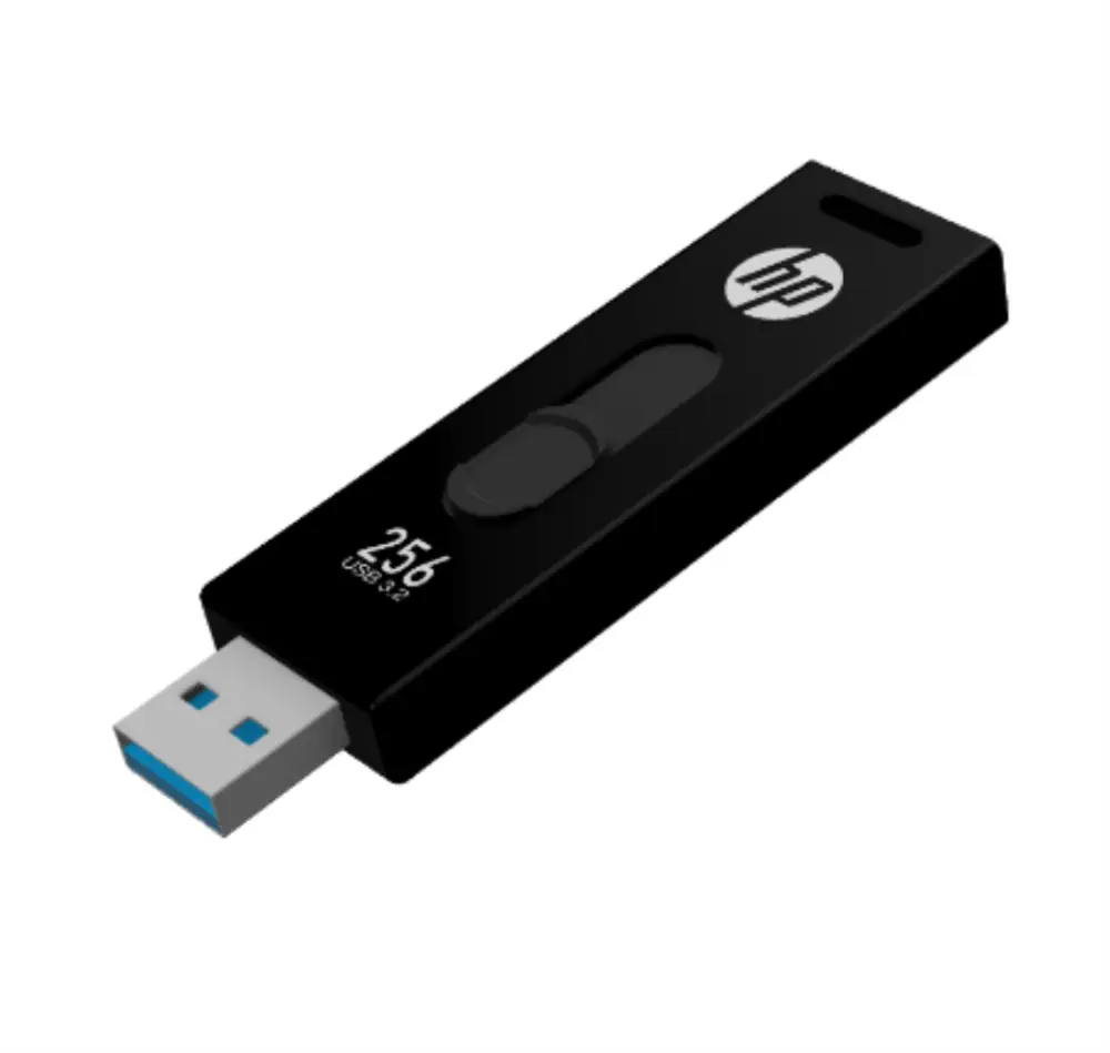 HP x911w unidad flash USB 256 GB USB tipo A 3.2 Gen 1 (3.1 Gen 1) Negro - detalle