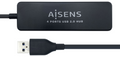 HUB AISENS USB 2.0 TIPO A M-4XTIPO A H NEGRO 30CM