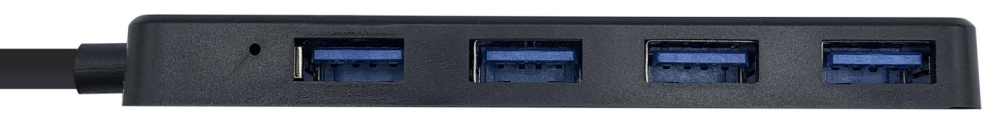 HUB AISENS USB 3.0 TIPO A M-4XTIPO A H NEGRO 30CM - detalle